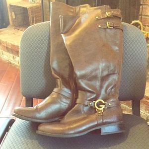 G by Guess — Tall Brown Riding Boots
